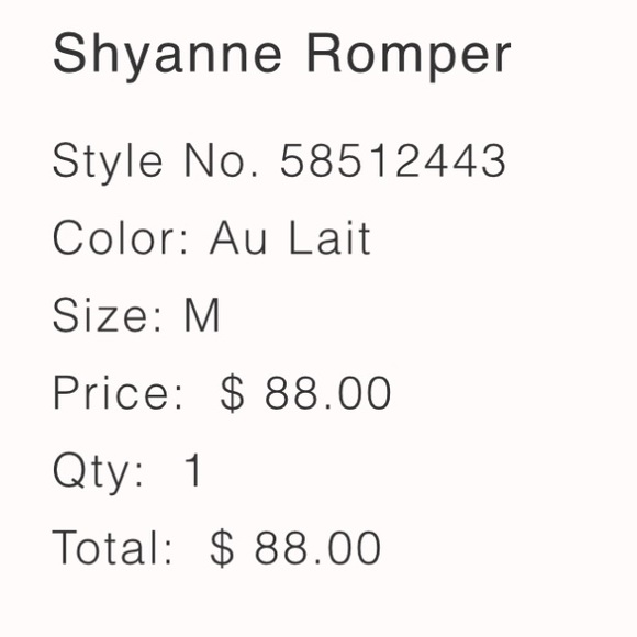 Free People Shyanne Romper NWOT - Picture 3 of 3